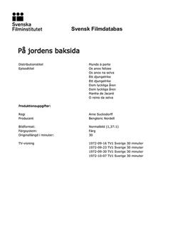 På jordens baksida在线观看和下载