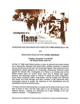 Investigation of a Flame在线观看和下载