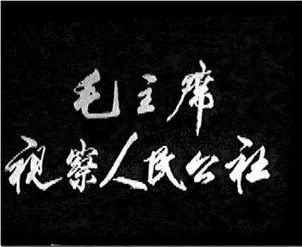 毛主席视察人民公社在线观看和下载